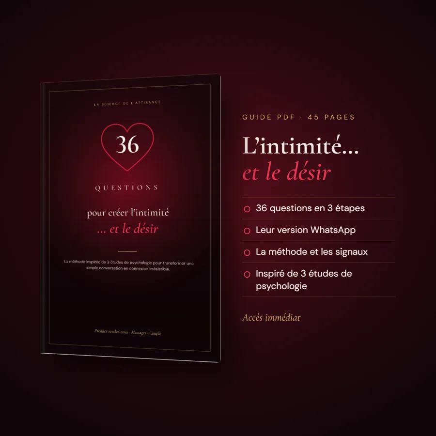 Le guide PDF 36 questions pour créer l’intimité… et le désir
